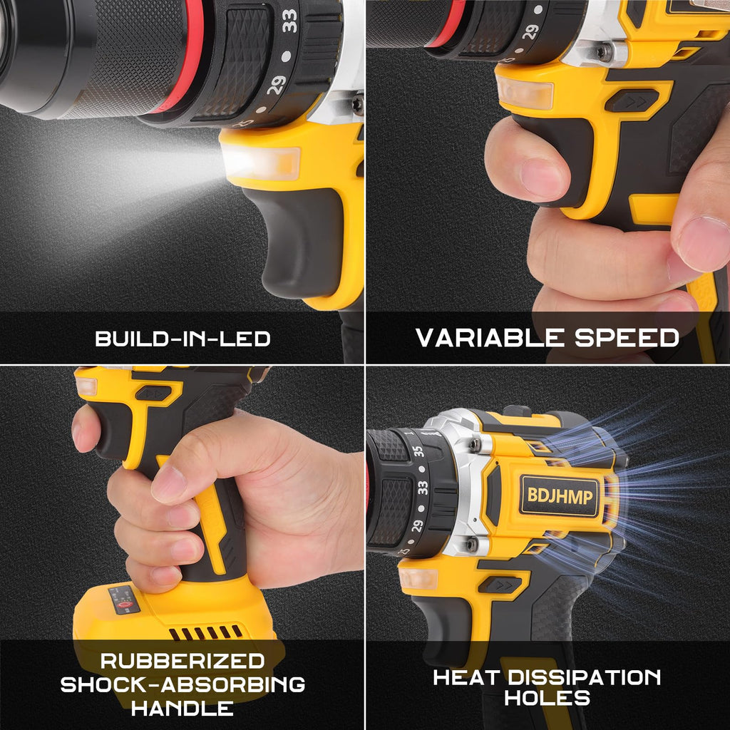 3/8" Brushless Compact Drill Tool Set with Drill Bit and Sockets B85266