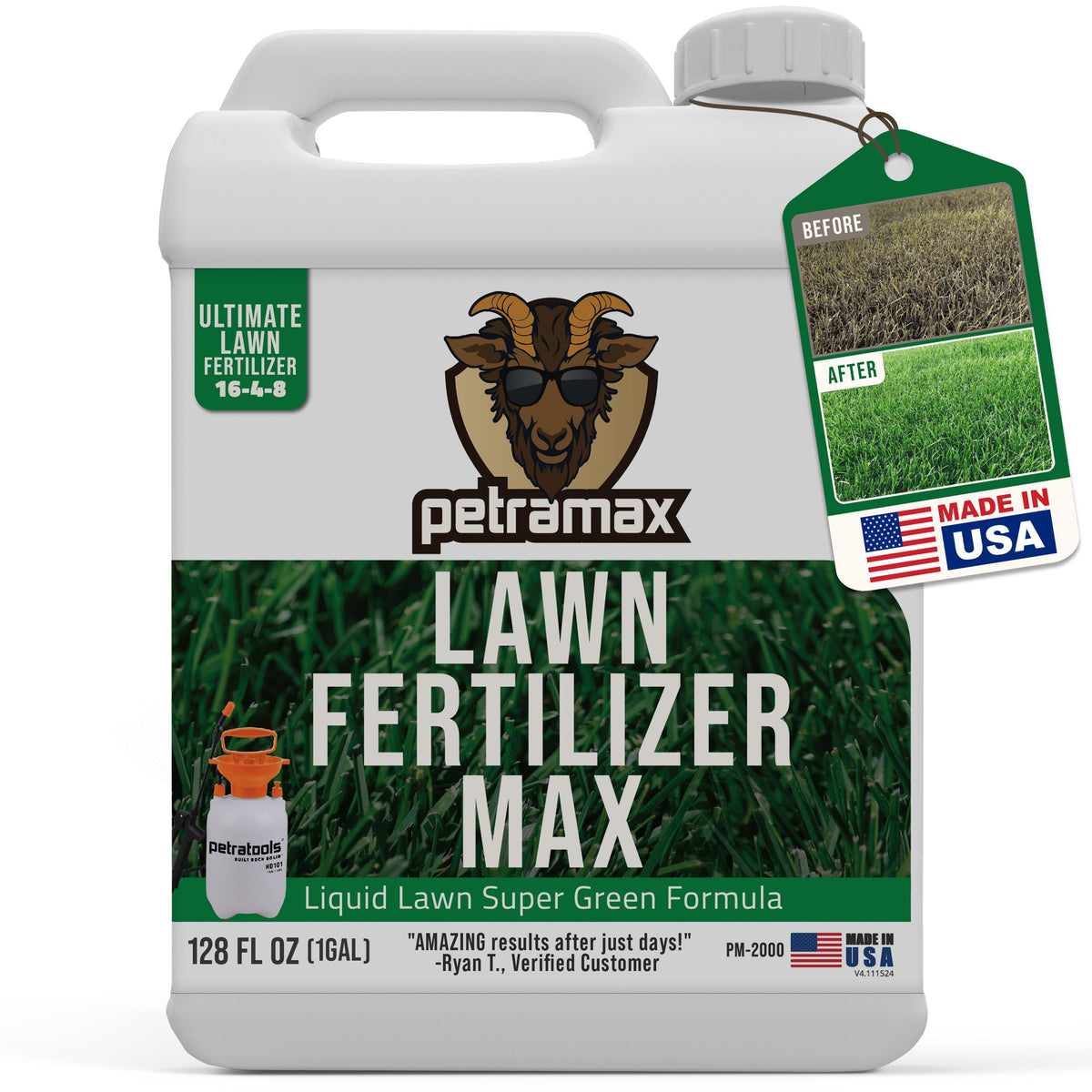 Liquid Lawn Fertilizer Concentrate 16-4-8 W870