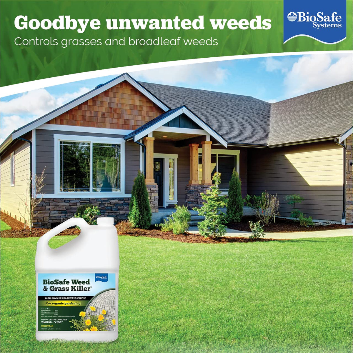 1 Gallon Water Soluble Weed & Grass Killer Concentrate R4831
