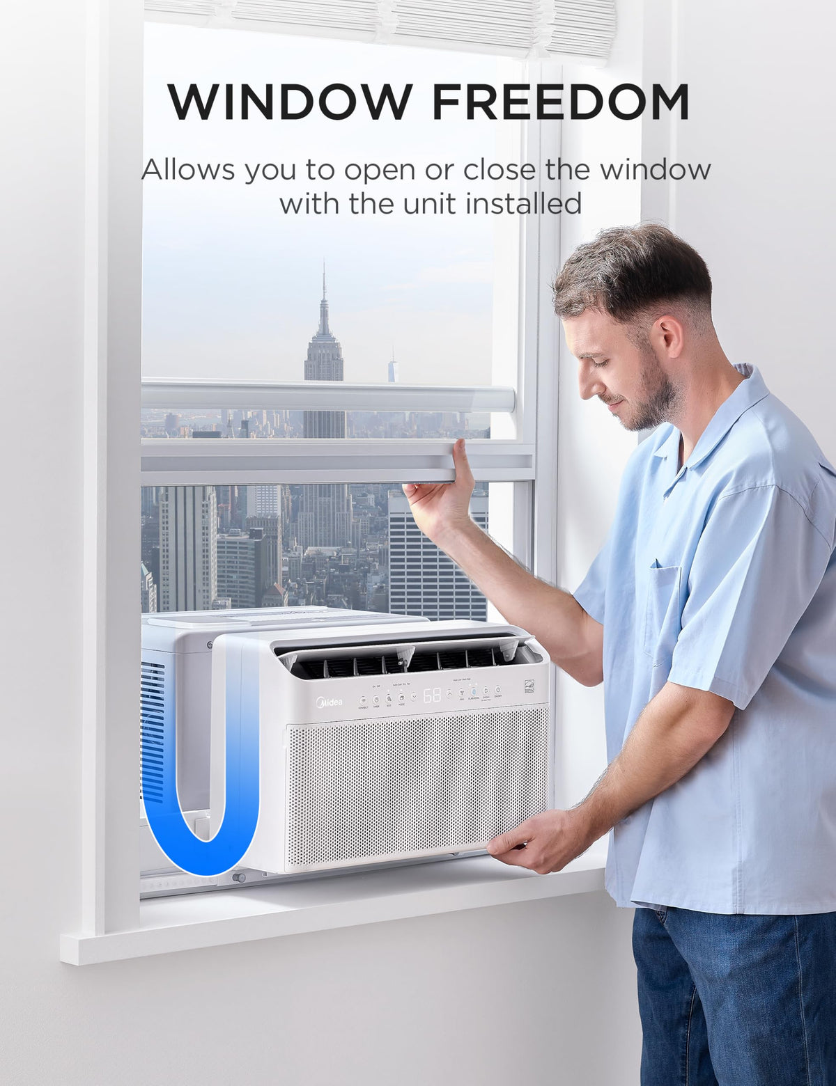 10,000 BTU Smart Inverter Window AC T846