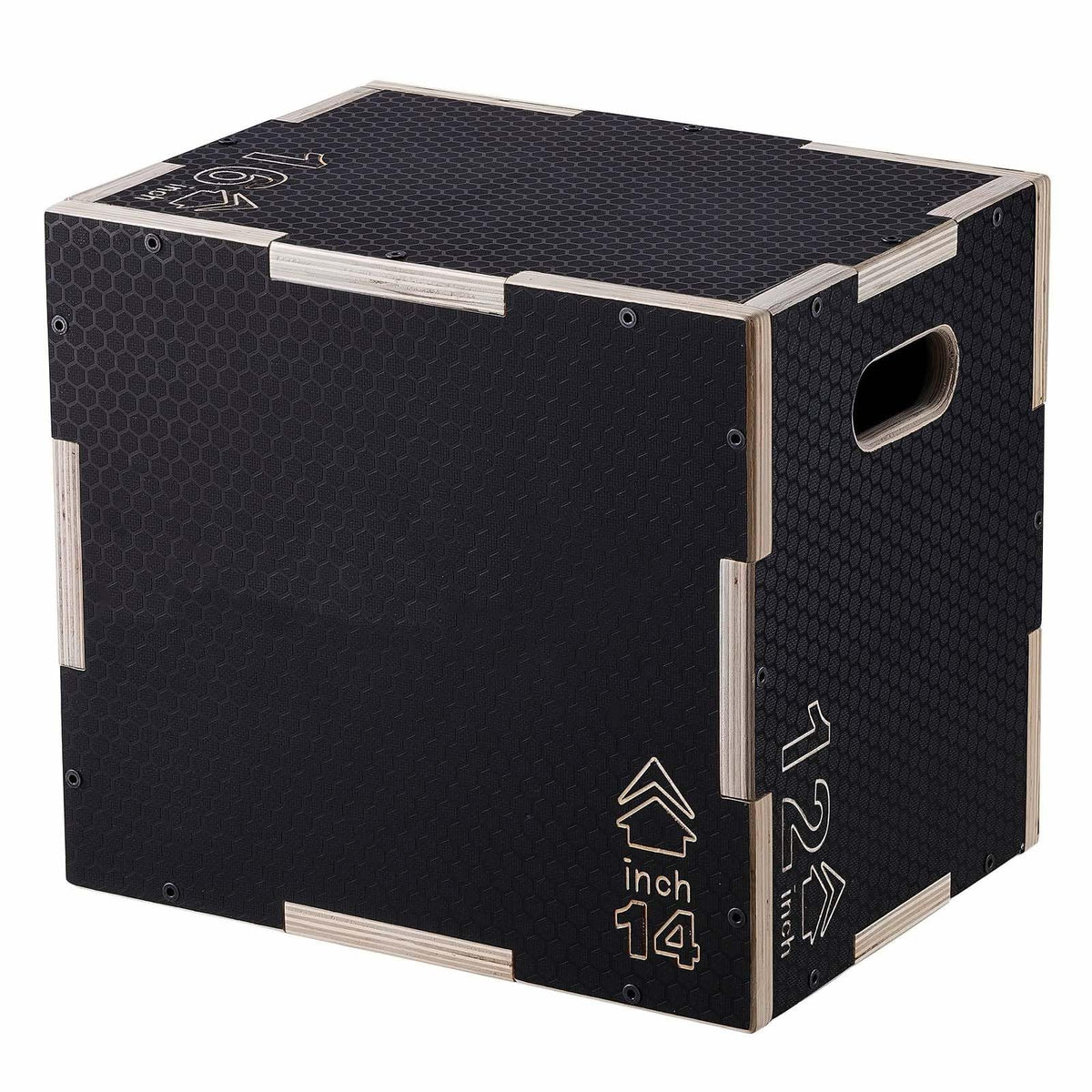 16/14/12 Inch Wooden Plyometric Jump Box L7298