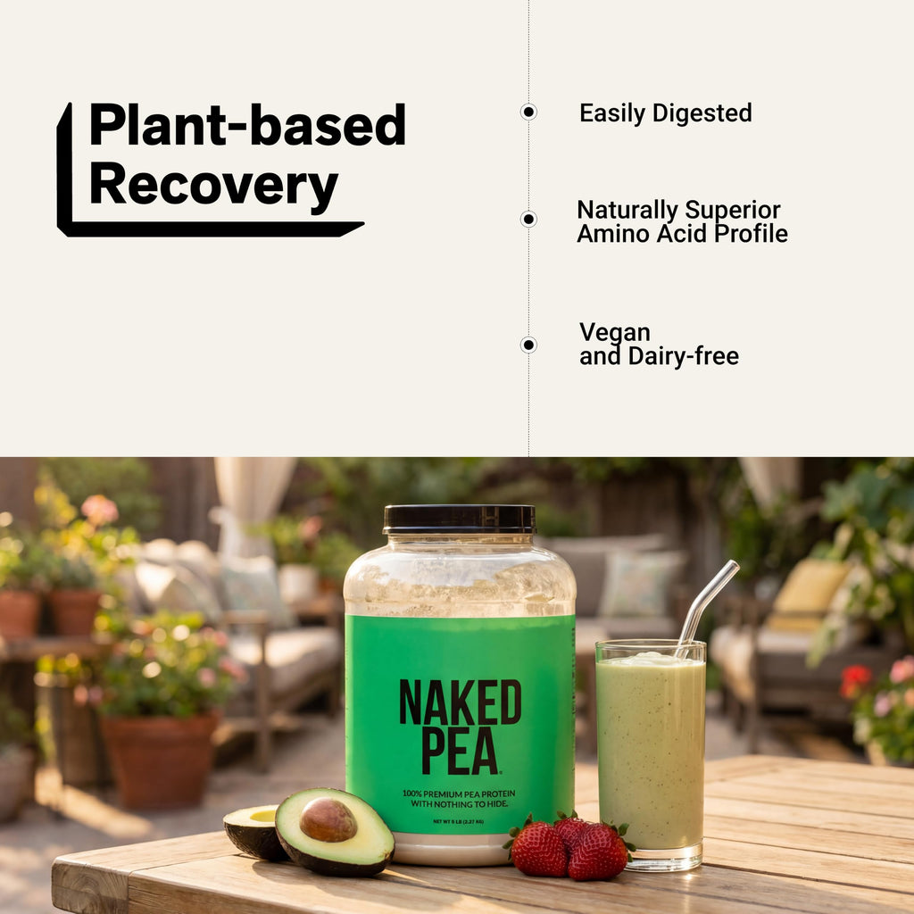 Unflavored Vegan Pea Protein Powder Isolate 5LB W242