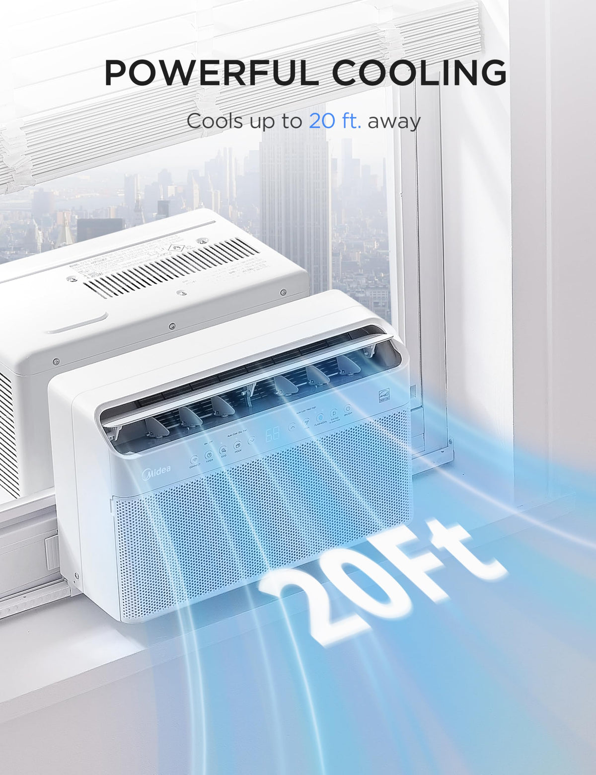 10,000 BTU Smart Inverter Window AC T846
