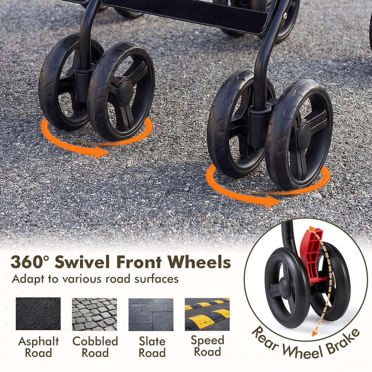 Lightweight Double Umbrella Stroller with Cup Holder and Adjustable Canopy Q1113