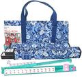 American Mahjong Set with 166 White Tiles and 4 Racks P179