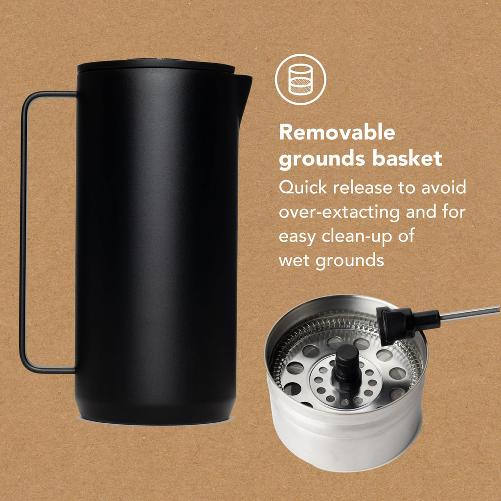 33oz Insulated French Press Coffee Maker A1768