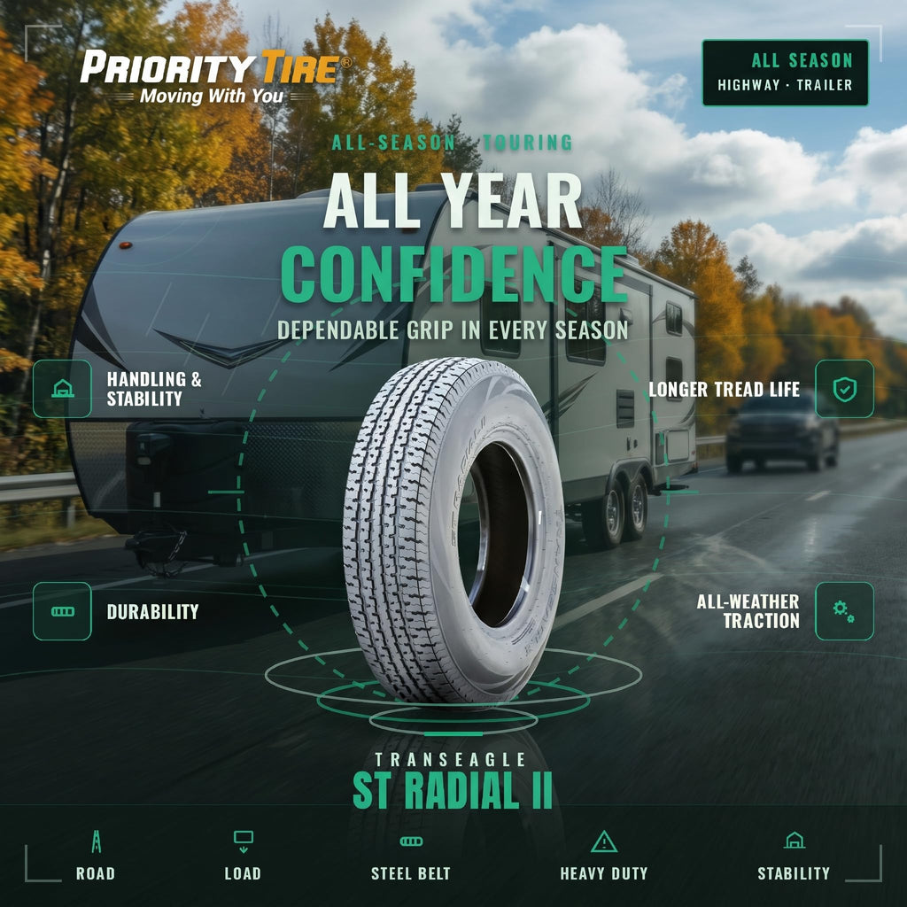 ST205/75R15 All Season 10 Ply Tire Q32364