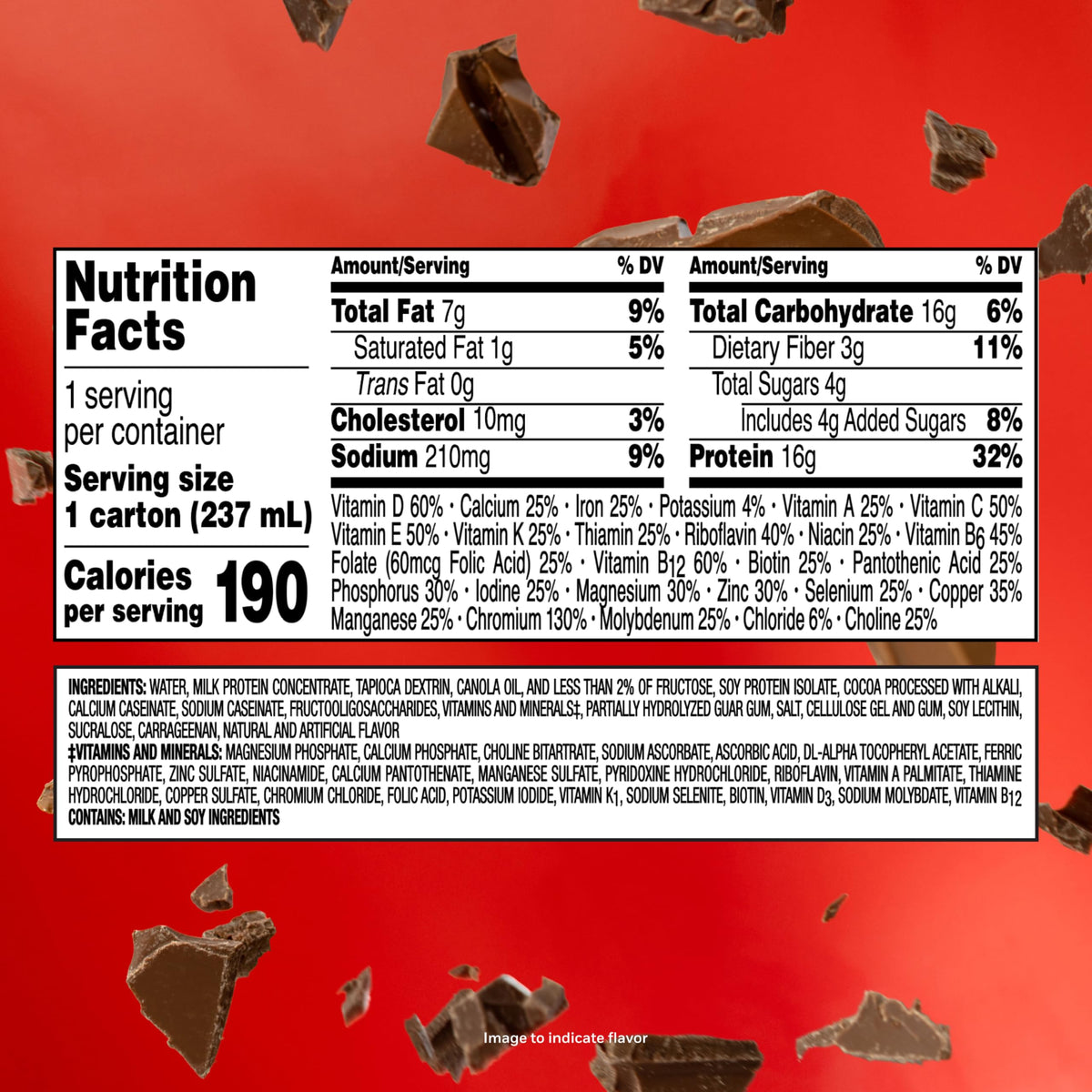 Chocolate Nutritional Drink 8 FL OZ M65184