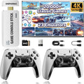 Wireless Retro Gaming Console Stick, 23 Built-In Emulators, 20,000+ Games, 4K HDMI Output, Dual 2.4G Wireless Controllers, 64GB D2962