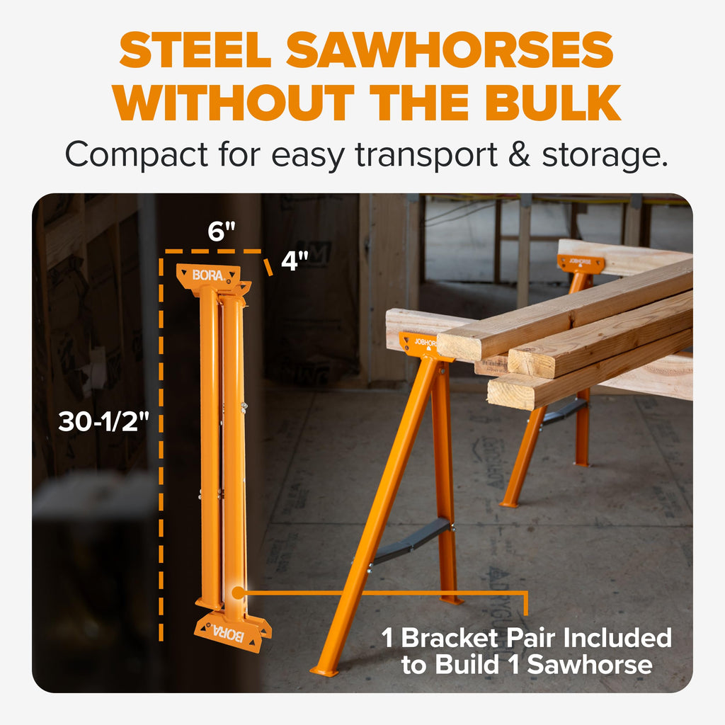 Steel Folding Sawhorse Brackets Y46574