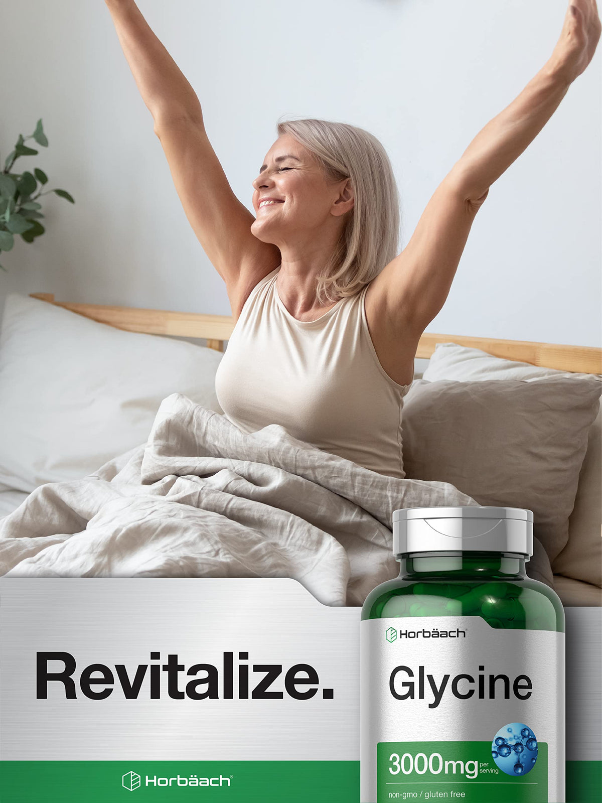 Glycine 3000mg 100 Powder Capsules T916798