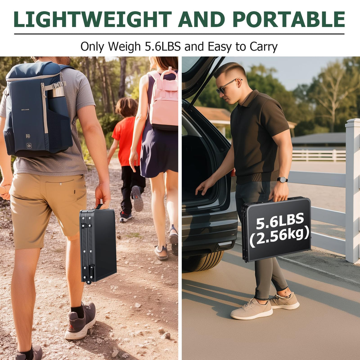 Folding Camping Table 3 Adjustable Height G20733