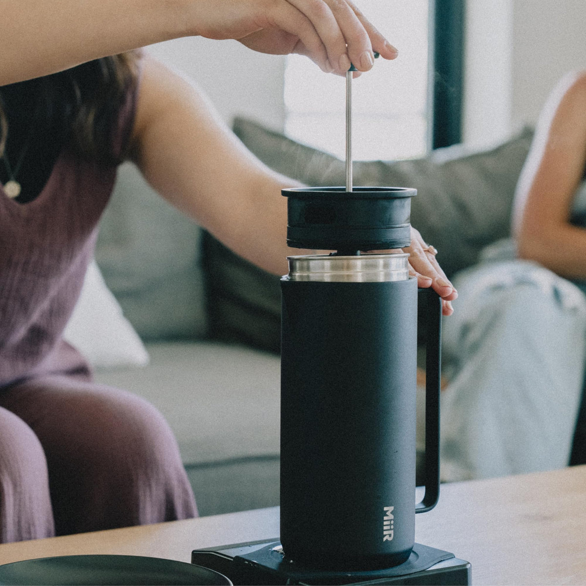 33oz Insulated French Press Coffee Maker A1768
