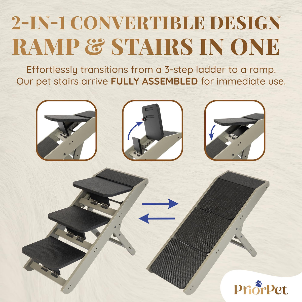 Foldable Non-Slip Dog Ramp Z8759
