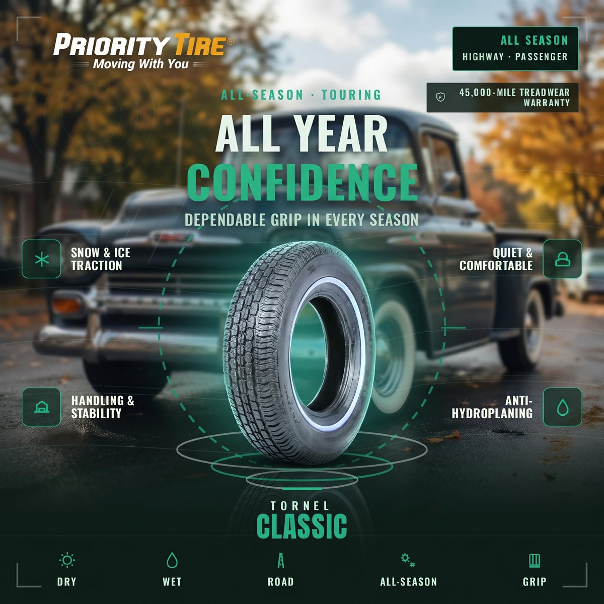 205/75R15 97S SL Touring Tire G962