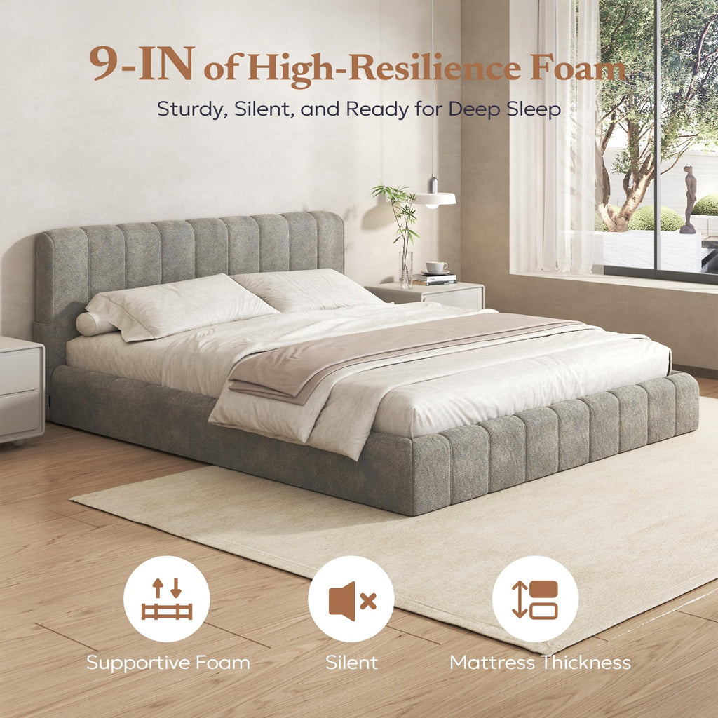 Queen Cloud Bed Frame Y867