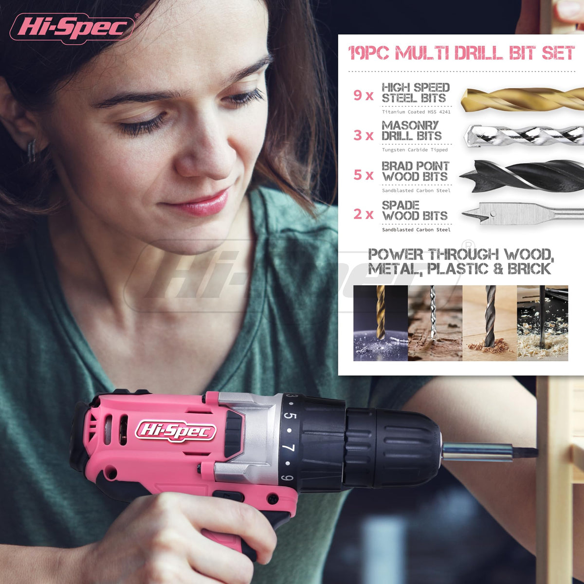 18V Cordless Drill Tool Set F771