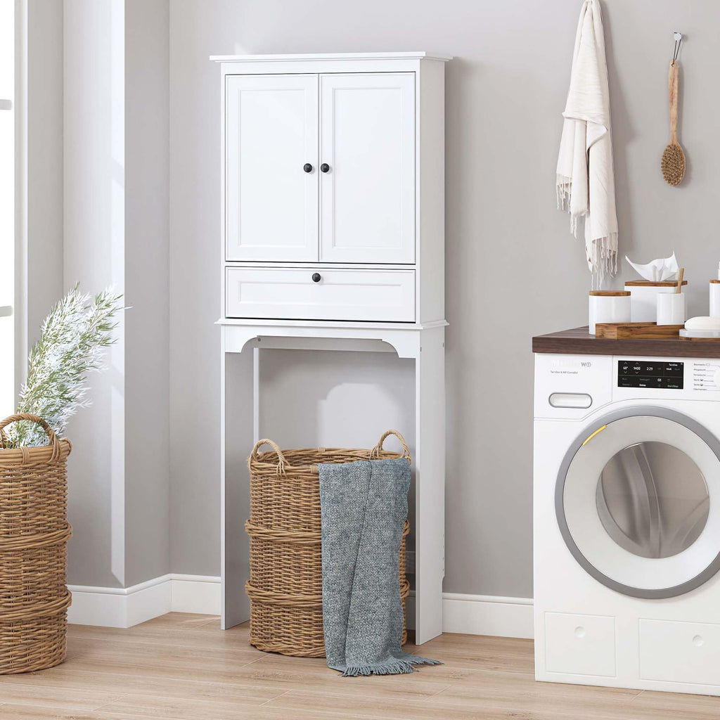 White Over the Toilet Storage Cabinet H43824