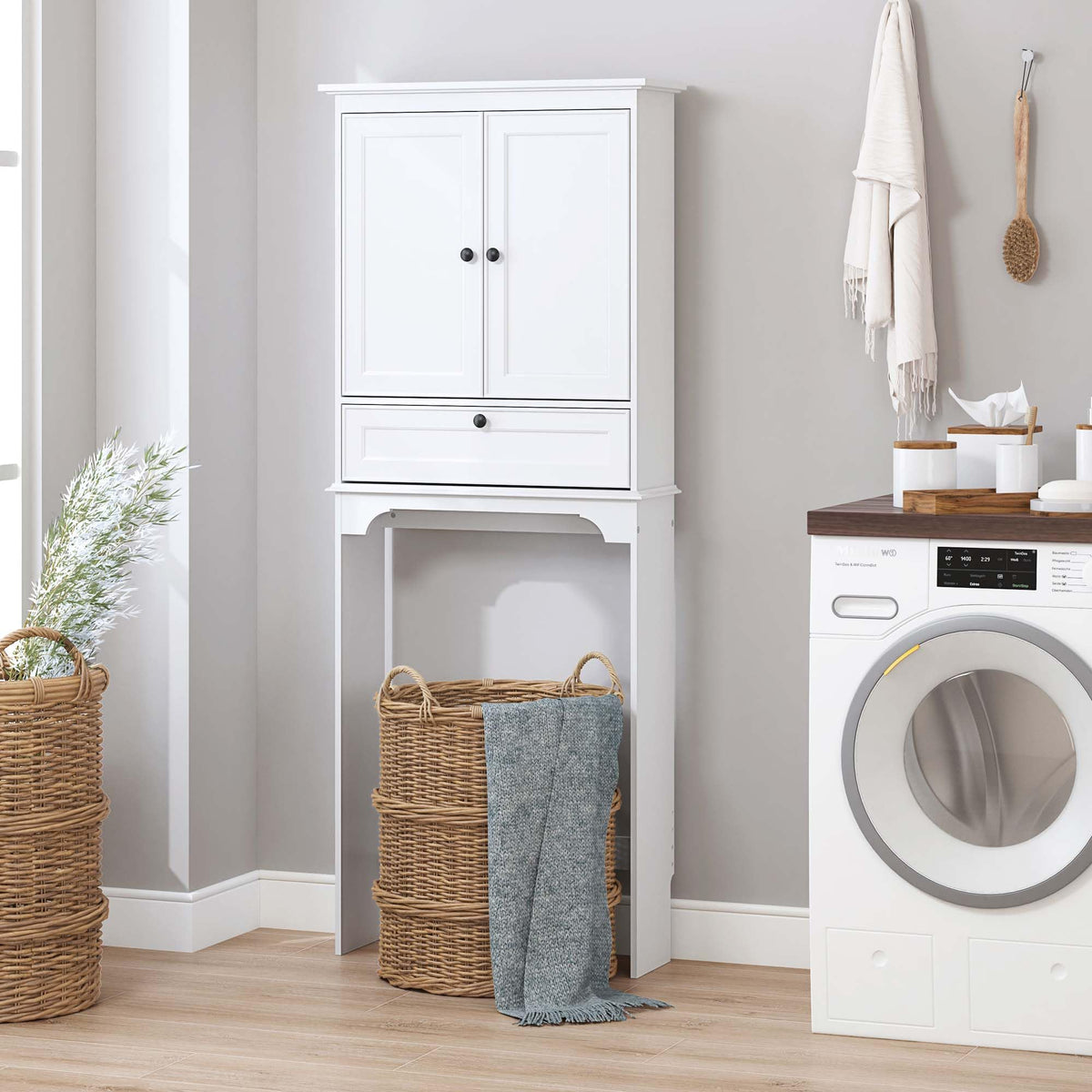 White Over the Toilet Storage Cabinet H43824
