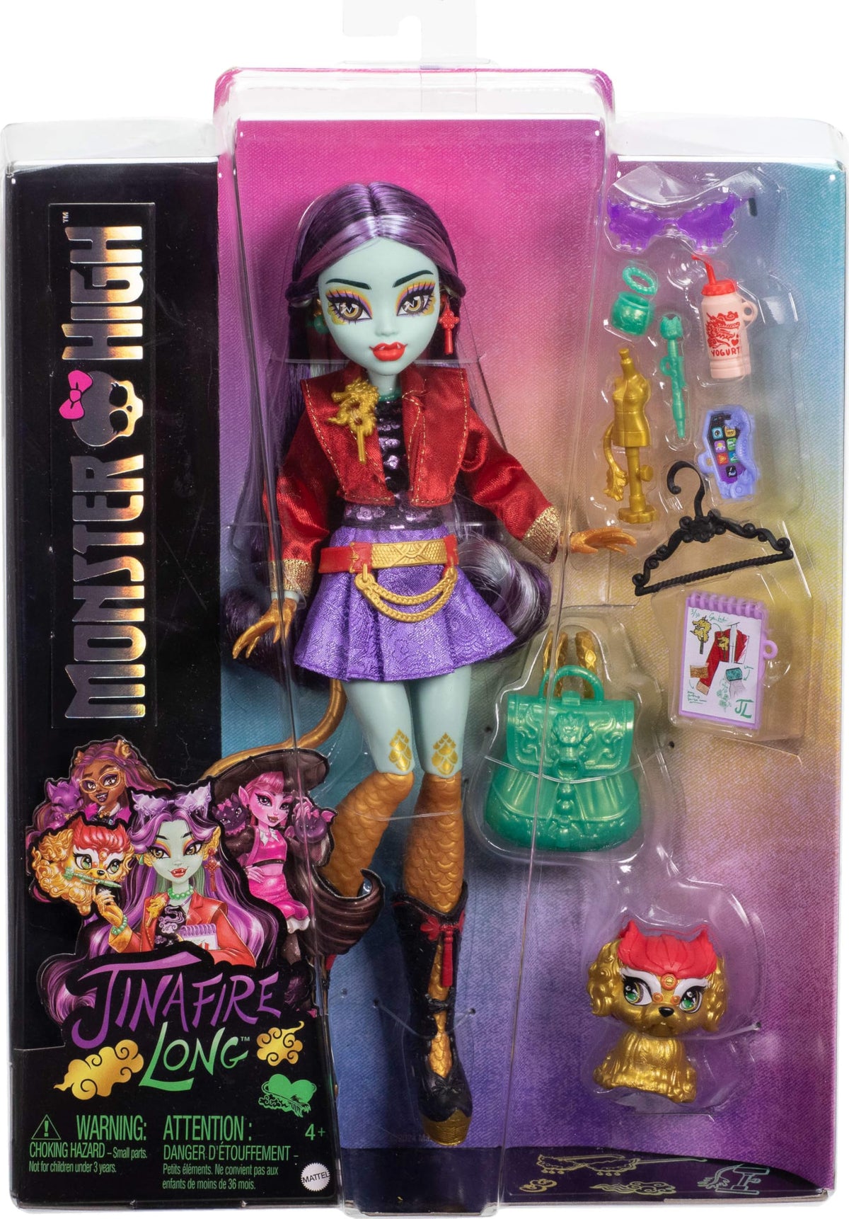 Jinafire Long Doll with Pet Dog Z380